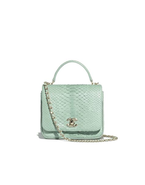 chanel python citizen chic small flap bag
